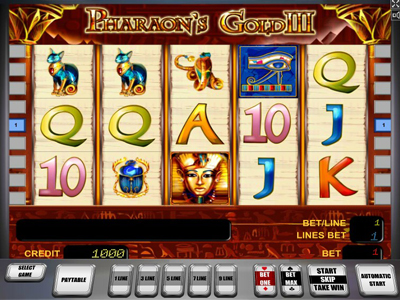 Игровой автомат Pharaoh’s Gold III