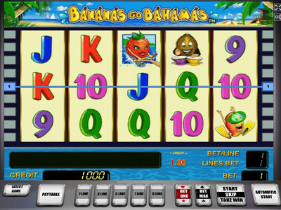 игровой автомат Bananas Go Bahamas (Бананы едут на Багамы)