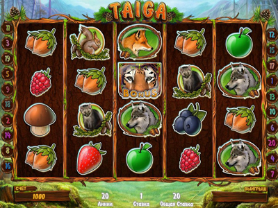 игровой автомат Taiga играть бесплатно онлайн в казино