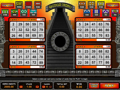 Mayan Bingo игровые автоматы играть бесплатно и без регистрации