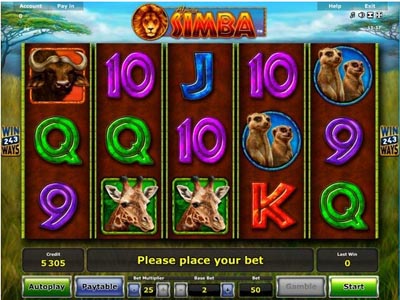 игровые автоматы бесплатно: Simba (Симба)