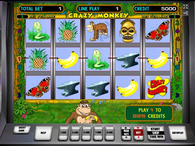 игровые автоматы бесплатно Crazy Monkey