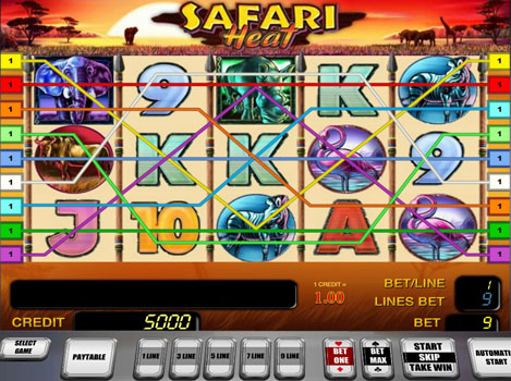 Игровые Автоматы Safari Heat