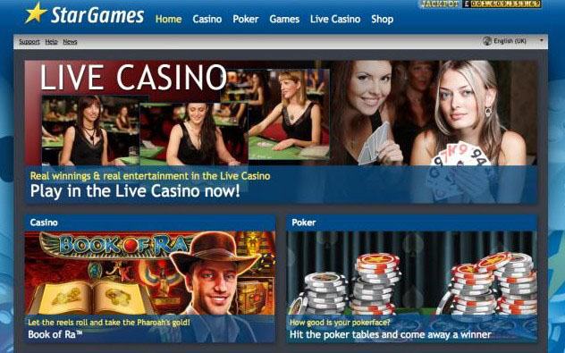 онлайн казино stargames.com