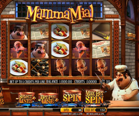 бесплатный игровой автомат Mamma Mia (Мама Миа)