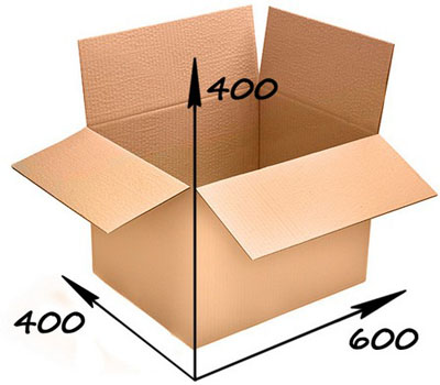 гофрокороб 600x400x400