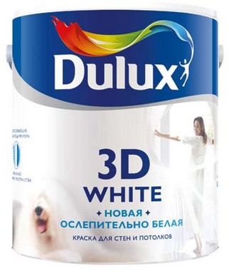 краска dulux ослепительно белая