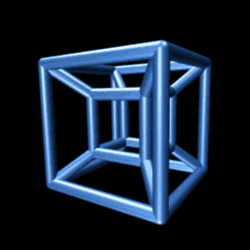 Тессеракт - четырехмерный куб