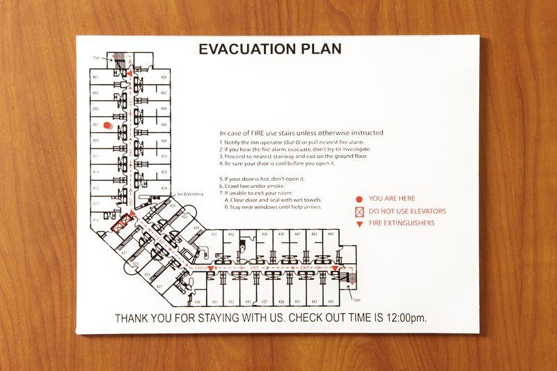 План эвакуации для учреждений образования